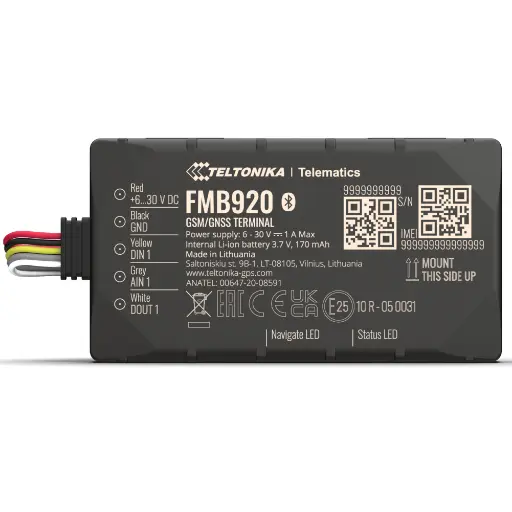 [P10001] TRACCAR GPS Antibloqueo Teltonika FMB920 Europeo GPS/GPRS/SMS